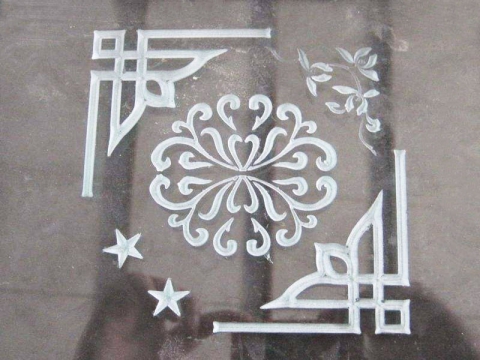 CNC 玻璃雕刻切割機樣品 CNC 玻璃雕刻切割機樣品