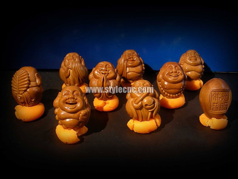 使用數控雕刻機進行橄欖核雕刻