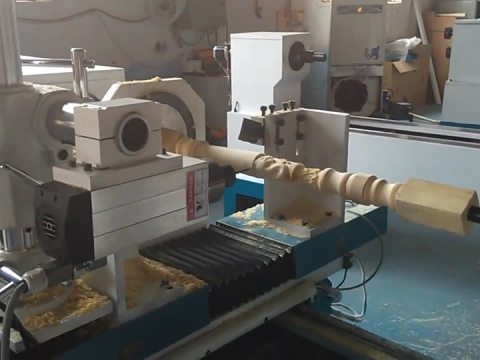 單主軸雙刀具數控木工車床 單主軸雙刀具數控木工車床