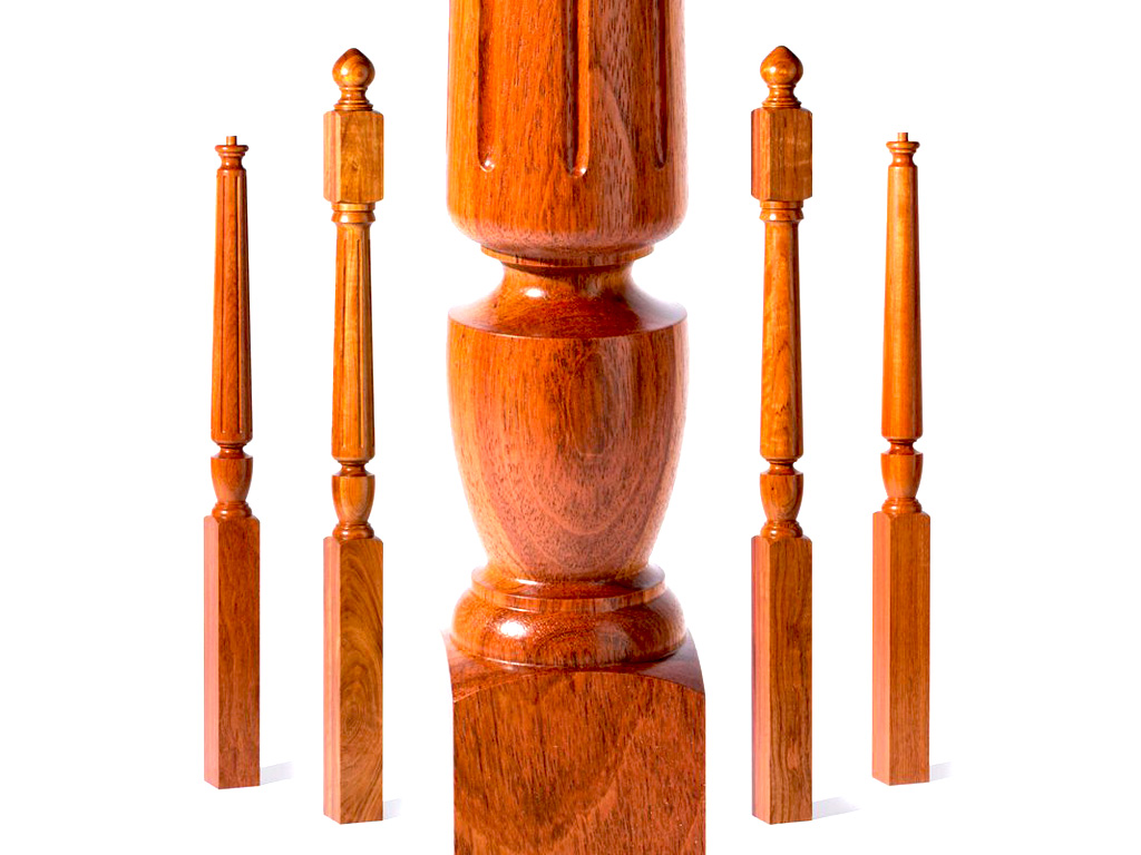 數(shù)控車床加工木制樓梯柱