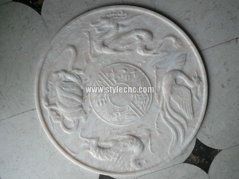 石材雕刻機 CNC 大理石雕刻樣品 02