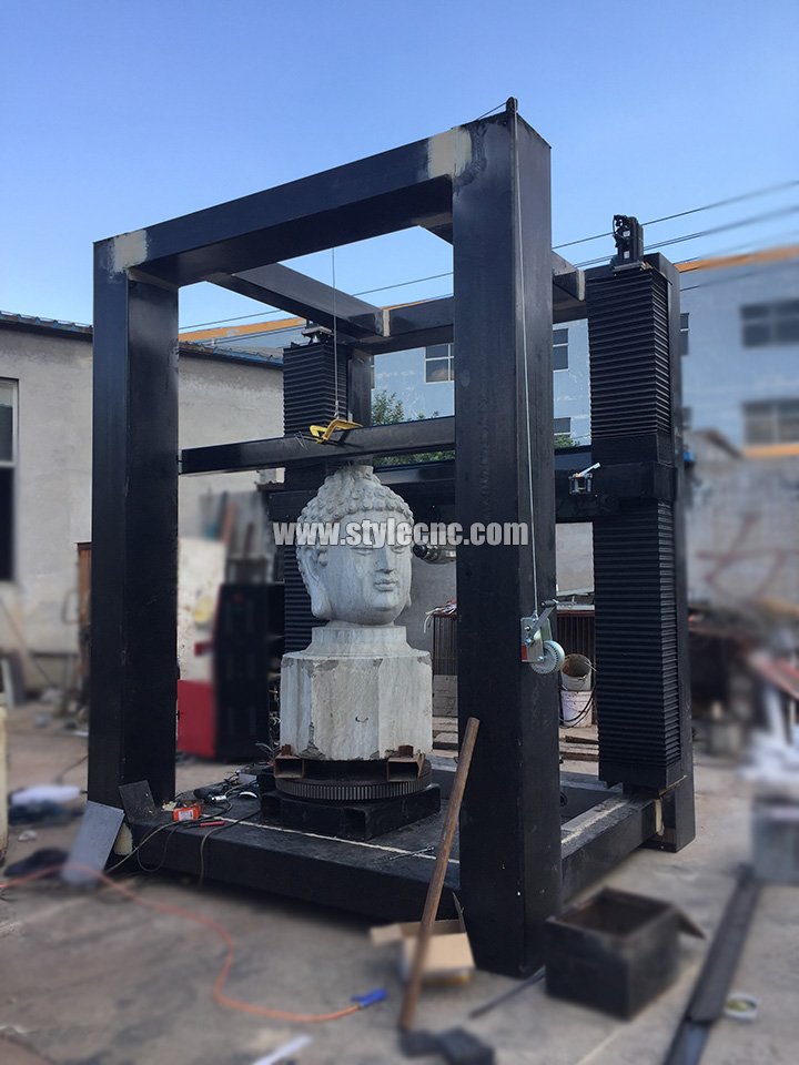 垂直 3D 數(shù)控石材雕刻機 垂直 3D 數(shù)控石材雕刻機