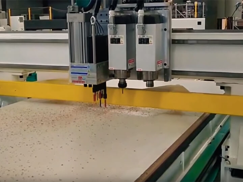 4x8 用于櫥柜制造的嵌套數控雕刻機 4x8 用于櫥柜制造的嵌套數控雕刻機