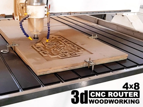 48x96數控雕刻機工作臺套件 3D 浮雕 48x96數控雕刻機工作臺套件 3D 浮雕