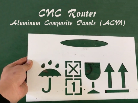 數控雕刻刻機切割鋁復合板(ACM 板) 數控雕刻刻機切割鋁復合板(ACM 板)