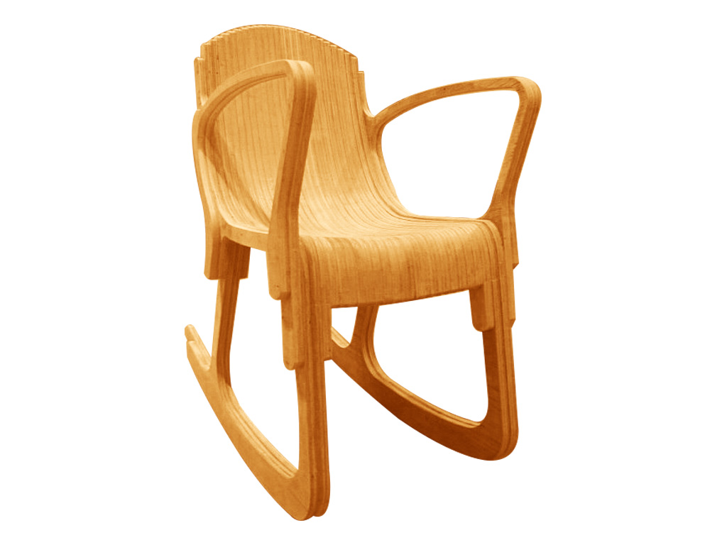 用于分層搖椅項目的數(shù)控雕刻機和 DWG 文件