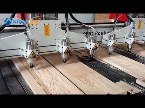 多頭數控雕刻機 3D 木浮雕 多頭數控雕刻機 3D 木浮雕